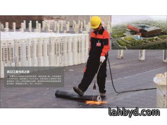 材料选用：弹性体（SBS）改性沥青防水卷材
